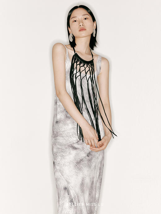 【阿拉克涅】重工流苏编织PU皮质项链/23ZB01 商品图1