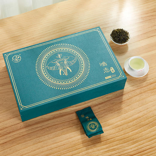 象窝茶鸿志甘露礼盒装绿茶高山云雾新兴特产 甘露绿茶 5g * 36袋 180g 商品图8