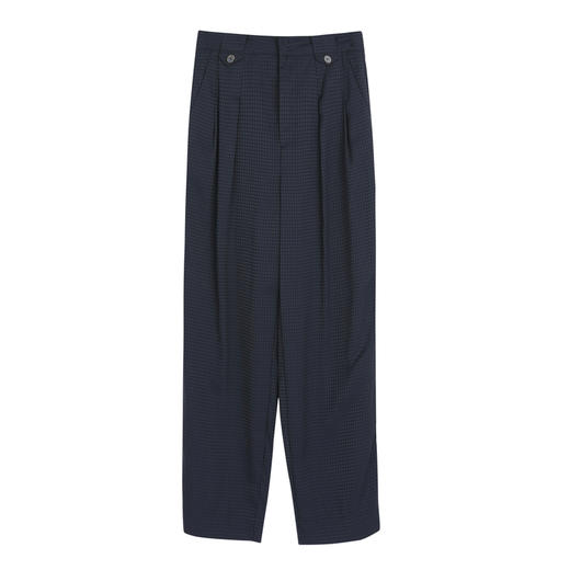 谜底宽松休闲直筒裤2023春季新款时尚高腰百搭长裤女士231GK0091 商品图4