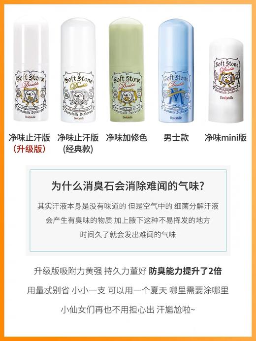 日本殿堂级Deonatulle止汗消臭石-20g最新版 商品图2
