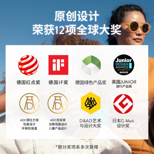 OLIVIO&CO 椭圆款太阳眼镜 马赛克系列 2023新款儿童太阳镜 商品图3
