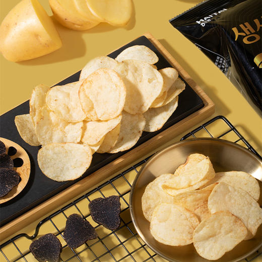 韩国进口卡乐比海太黑松露味薯片网红马铃薯片60g土豪薯片 商品图2