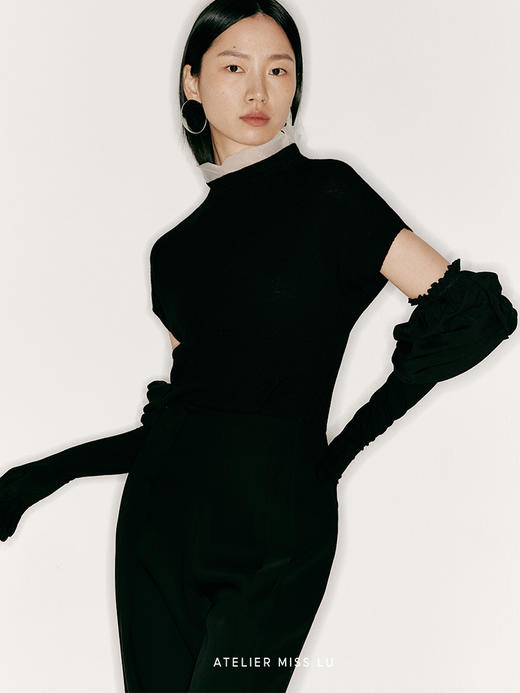 【云层】层次云朵造型长款手套 /23ZB03 商品图1