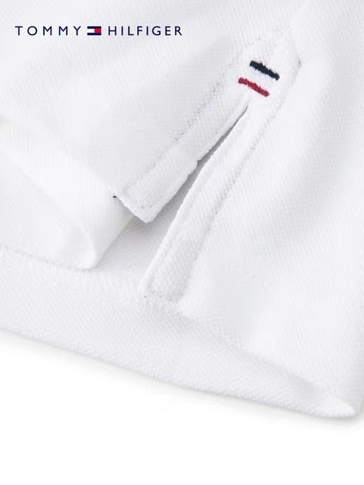 TOMMY HILFIGER  魔力方23新款春夏男装字母刺绣翻领短袖POLO衫MW0MW30808 商品图3