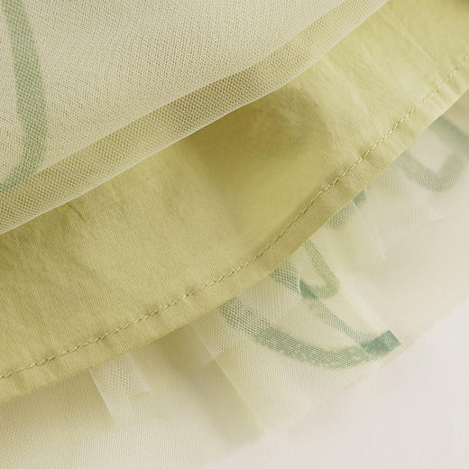 【马克珍妮 芦芙】夏装新款 女童动物涂鸦A版网纱半裙230305 商品图5