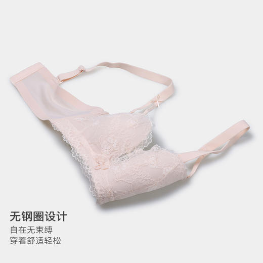 美季美优X甜美蕾丝半杯文胸A/B杯W352B03 商品图3