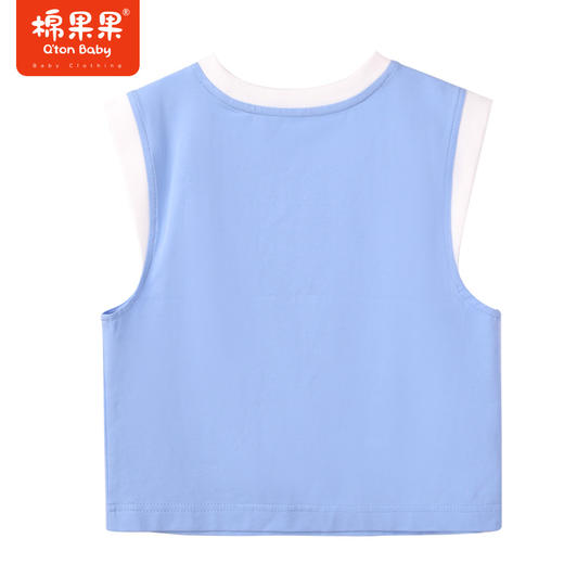 棉果果商场同款夏季男童男宝新品无袖T恤M212170223284 商品图1