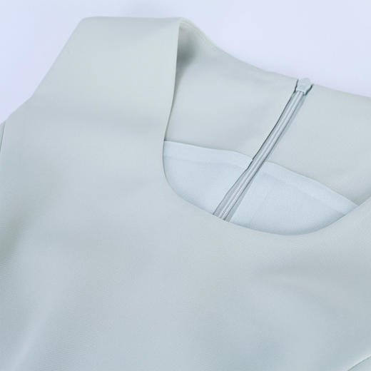 NF841斯尔丽瑟俪2023春夏新款经典单排扣披肩收腰显瘦连衣裙 商品图4