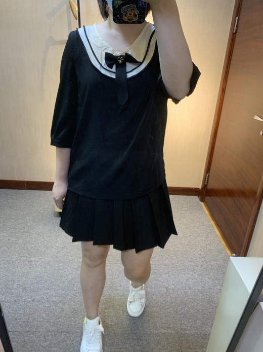 针丝缘春夏新款时尚显瘦气质优雅七分袖小衫6065 商品图5