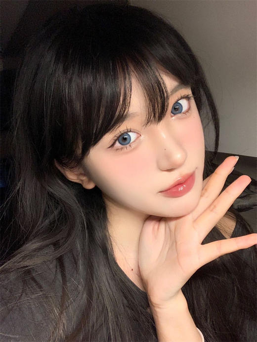正品半年抛| Lilyanna系列山楂树蓝美瞳 |直径14.2着色13.5 |韩产 商品图9