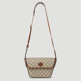 GUCCI 古驰 男士 GG Supreme 帆布斜挎单肩包 混色 715767 92THG 8563