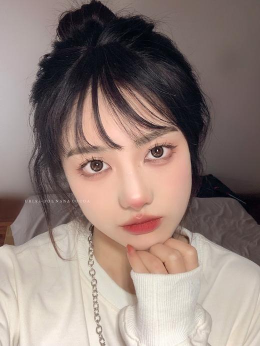 正品IDOL牛奶可可棕美瞳年抛/半年抛混发直径14.0着色13.6韩国产 商品图4