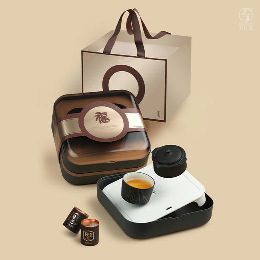 万仟堂 | 时来运转01·茶礼盒 茶具套装实用中式高档茶具茶礼盒  礼品专供 商品图0
