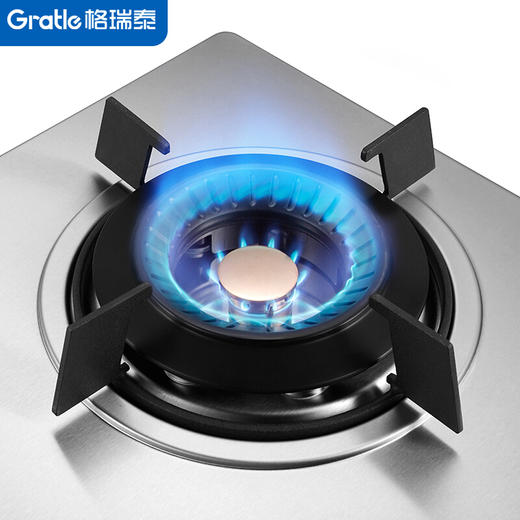 Gratle JZT-W105S  JZT-W105G 天然气双灶台嵌两用不锈钢（钢化玻璃）燃气灶 商品图8