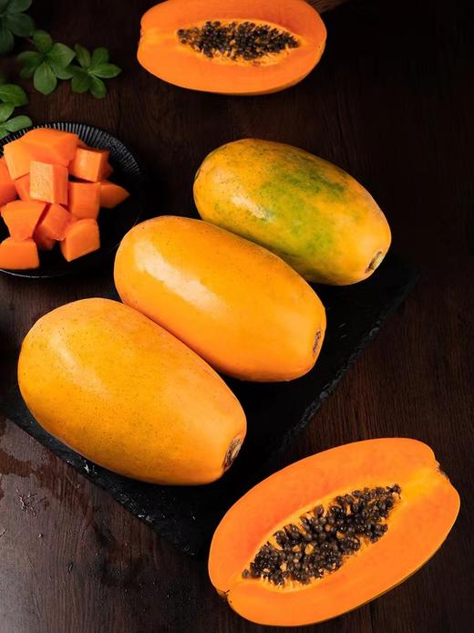 树上熟冰糖心木瓜（3个装） 商品图0