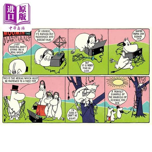 【中商原版】Moomin and the Martians (PB) (full-colour comic strips)桥梁漫画书：姆明和火星人 英文原版 进口图书 儿童漫画图画小说 商品图1