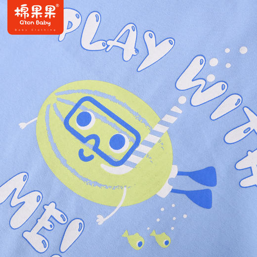 棉果果商场同款夏季男童男宝新品无袖T恤M212170223284 商品图4