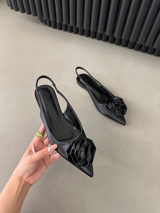 【门店同款】春季玫瑰花包头平底鞋 150393612 商品图0