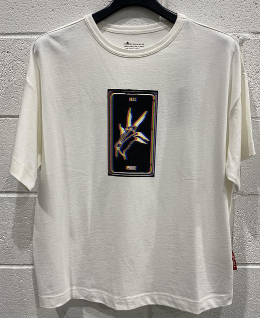 夏季款 MOOSE KNUCKLES 男士纯棉透气抽象印花圆领短袖T恤 商品图1