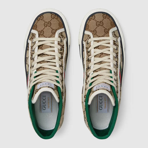 GUCCI 古驰 女士 Tennis 1977系列高帮休闲运动鞋 混色 627838 HVK70 9765 商品图1