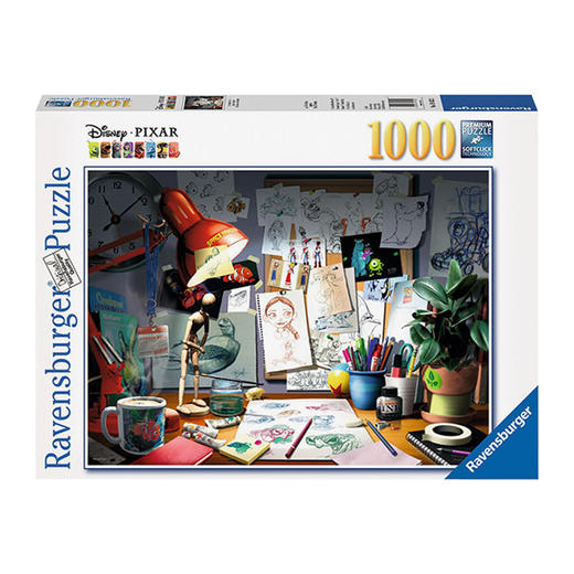 Ravensburger拼图 平面拼图1000片艺术家的工作台RAVC194322 商品图0