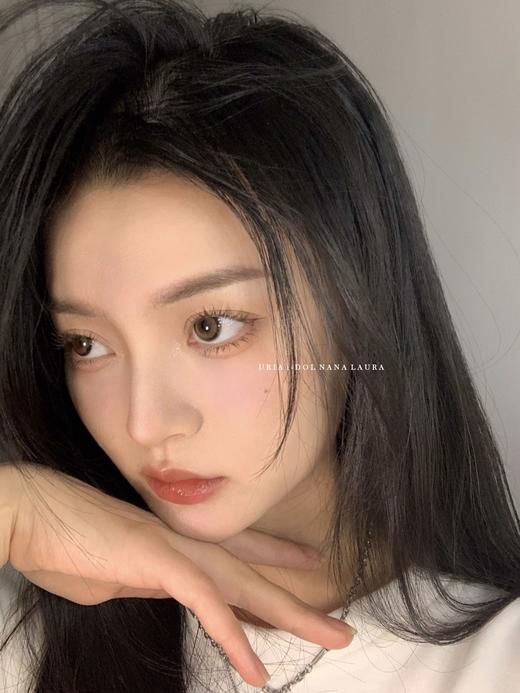正品IDOL系列劳拉棕美瞳年抛/半年抛混发 直径14.0着色13.6韩国产 商品图3