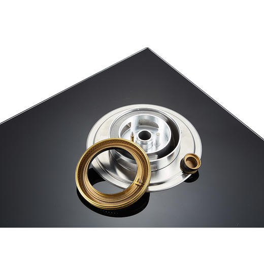 Gratle JZT-D155S  JZT-D155G 天然气双灶台嵌两用不锈钢（钢化玻璃）燃气灶 商品图3