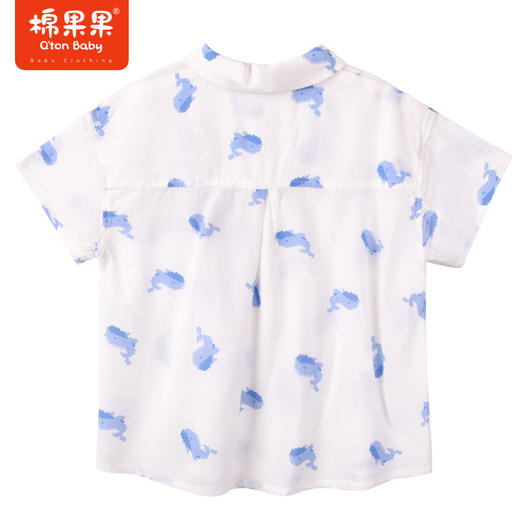 棉果果商场同款男童男宝夏季男童男宝新品短袖衬衫M212150423283 商品图2