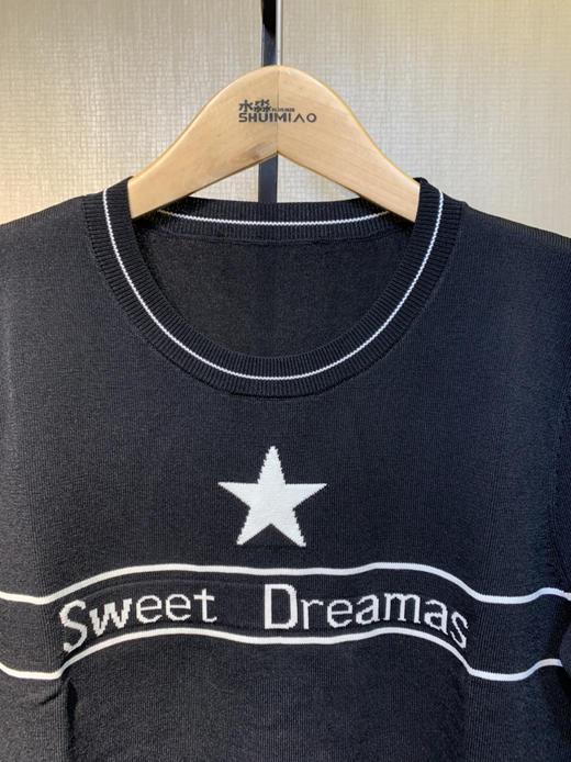 针丝缘大码女装春新款时尚洋气百搭高弹针织衫T恤6335 商品图7