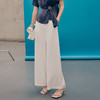 EITIE爱特爱夏季新款高腰阔腿裤通勤宽松百搭纯色裤7405105 商品缩略图2