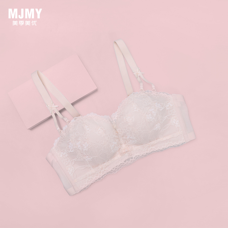 美季美优X甜美蕾丝半杯文胸A/B杯W352B03