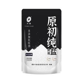 川晶原初纯未加碘食用盐350g/袋