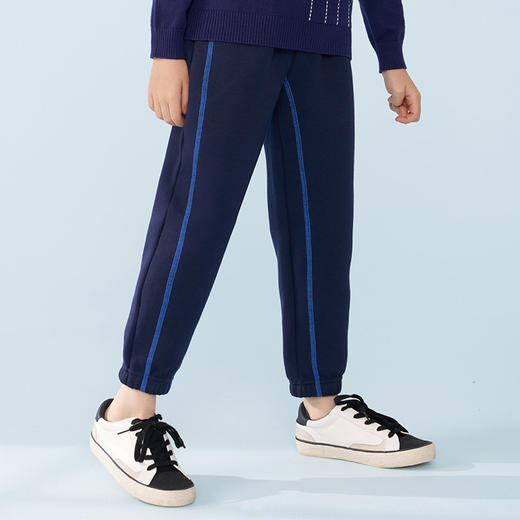 mettekids男童裤子春秋新款运动裤童装中大儿童长裤休闲束脚卫裤 商品图1