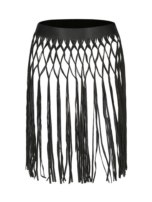 【波斯】重工流苏编织PU皮质腰带/23ZB02 商品图4