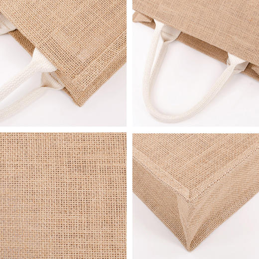 日式无印麻布袋良品便携购物袋麻布袋子 A-4587 商品图1