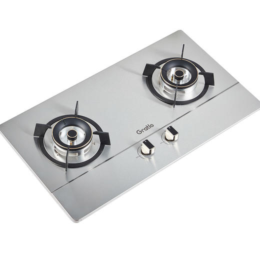 Gratle JZT-D155S  JZT-D155G 天然气双灶台嵌两用不锈钢（钢化玻璃）燃气灶 商品图9