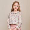 mettekids儿童衬衫春秋新款洋气时髦童装上衣女童娃娃领碎花衬衣 商品缩略图0