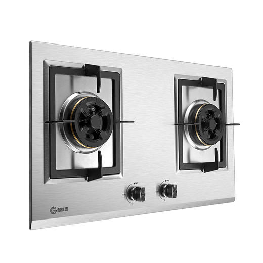 Gratle JZT-L500S  JZT-L500G 天然气双灶台嵌两用不锈钢（钢化玻璃）燃气灶 商品图6