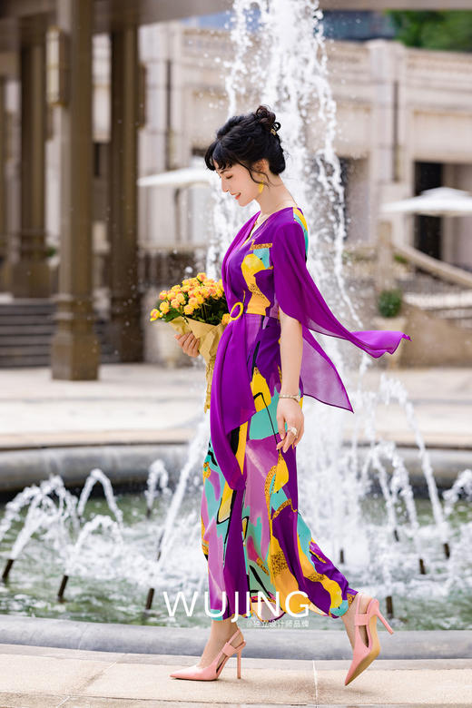 3022112 紫罗琉璃 紫罗兰连衣裙 雾境 商品图3