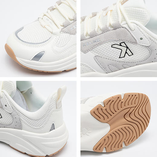 KELME 卡尔美运动鞋男鞋春季轻便透气鞋子休闲鞋减震网面跑步鞋女 商品图8