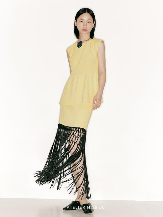 【伞开】收腰廓形设计宽肩上衣/230027B 商品图1