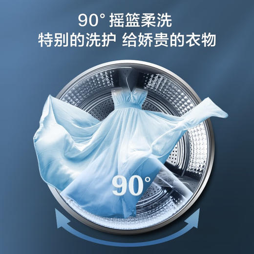 卡萨帝（Casarte）滚筒洗衣机全自动 12KG大容量 智能投放 智慧洗 锡兰青 12KG+525大筒径+C1 D12L5LU1 商品图4