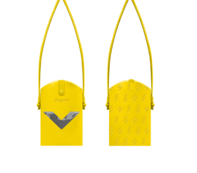 【积分兑换】手机袋，黄色/绿色随机发