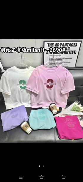 女圆领短T2690