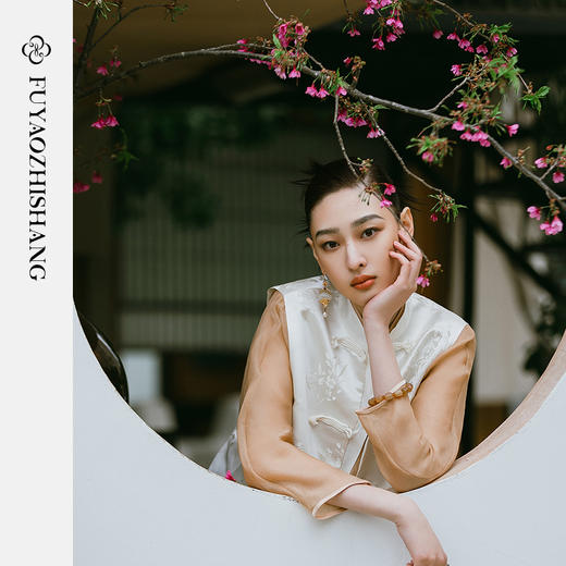 IWY/扶摇系列 立领盘扣轻薄衬衫23FYB112 商品图0