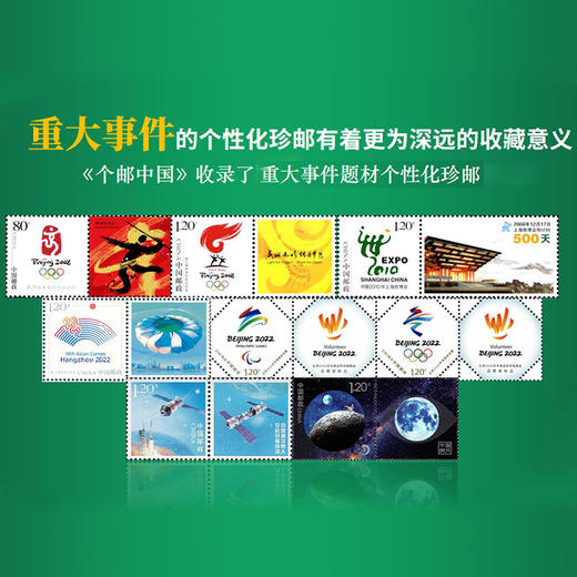 《个邮中国》珍邮  个性化邮票 汇集官方发行的59套个性化邮票一册收录 套数多、齐全、具有代表性、收藏价值高 商品图4