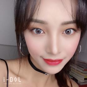 正品IDOL系列黛蓝灰美瞳年抛/半年抛混发 直径14.0着色13.0韩国产