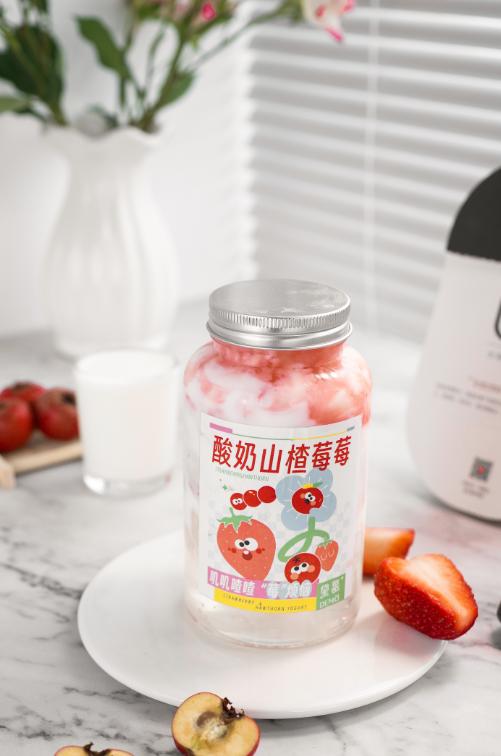 酸奶山楂莓莓 | Hawthorn and strawberry yogurt 商品图0