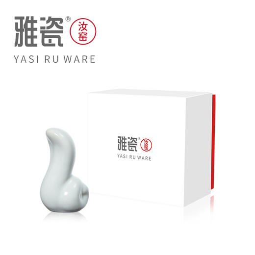 汝窑赞赞蛇 茶宠  摆件 商品图3