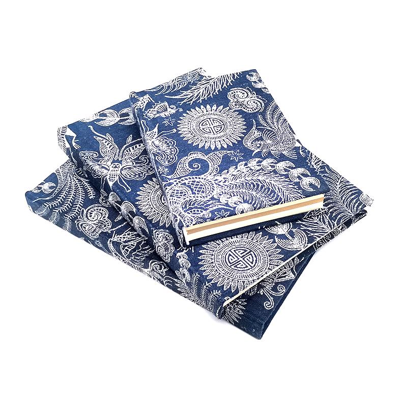 深山集市 苗族纹样刺绣笔记本大小可选 吉祥纹样吉宇鸟 福蝶 传承民族祝福